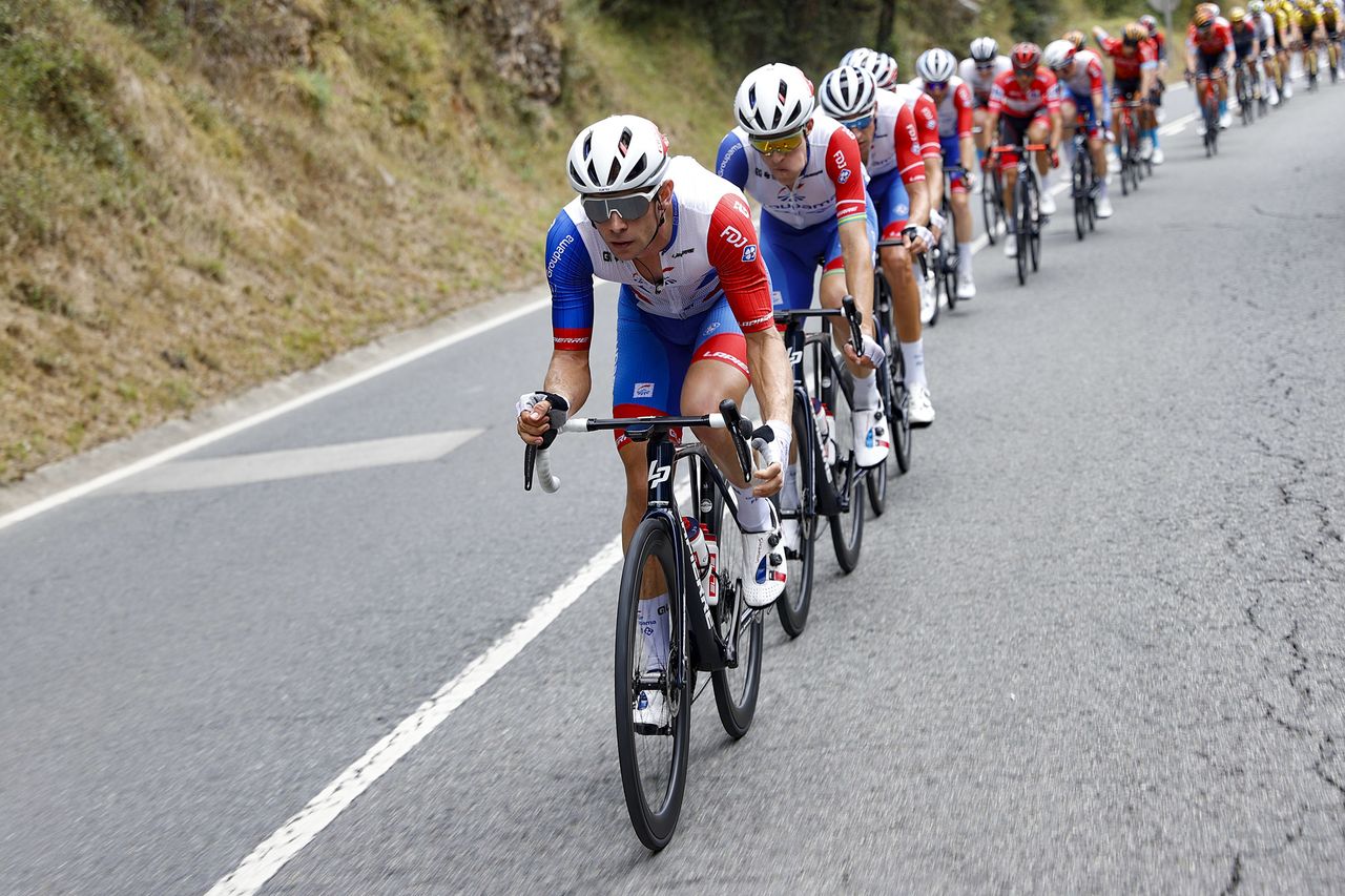 Vuelta Espana 2022 - 77th edition - 6th stage - Bilbao - Pico Jano 181,2 km - 25/08/2022 - Groupama - FDJ - photo Luis Angel Gomez/SprintCyclingAgency&Acirc;&copy;2022