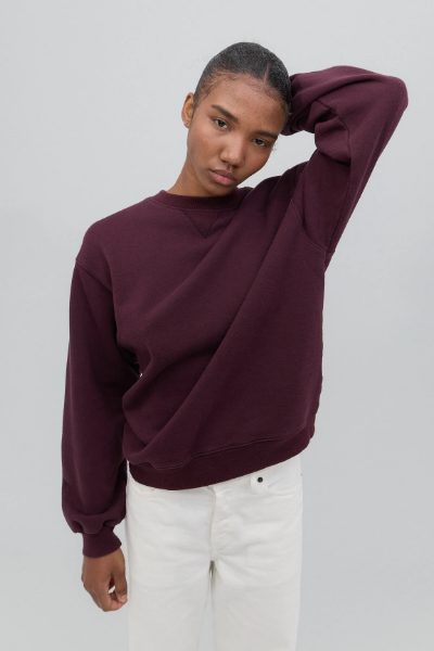 The Sweatshirt in Plum - Xs / Plum
