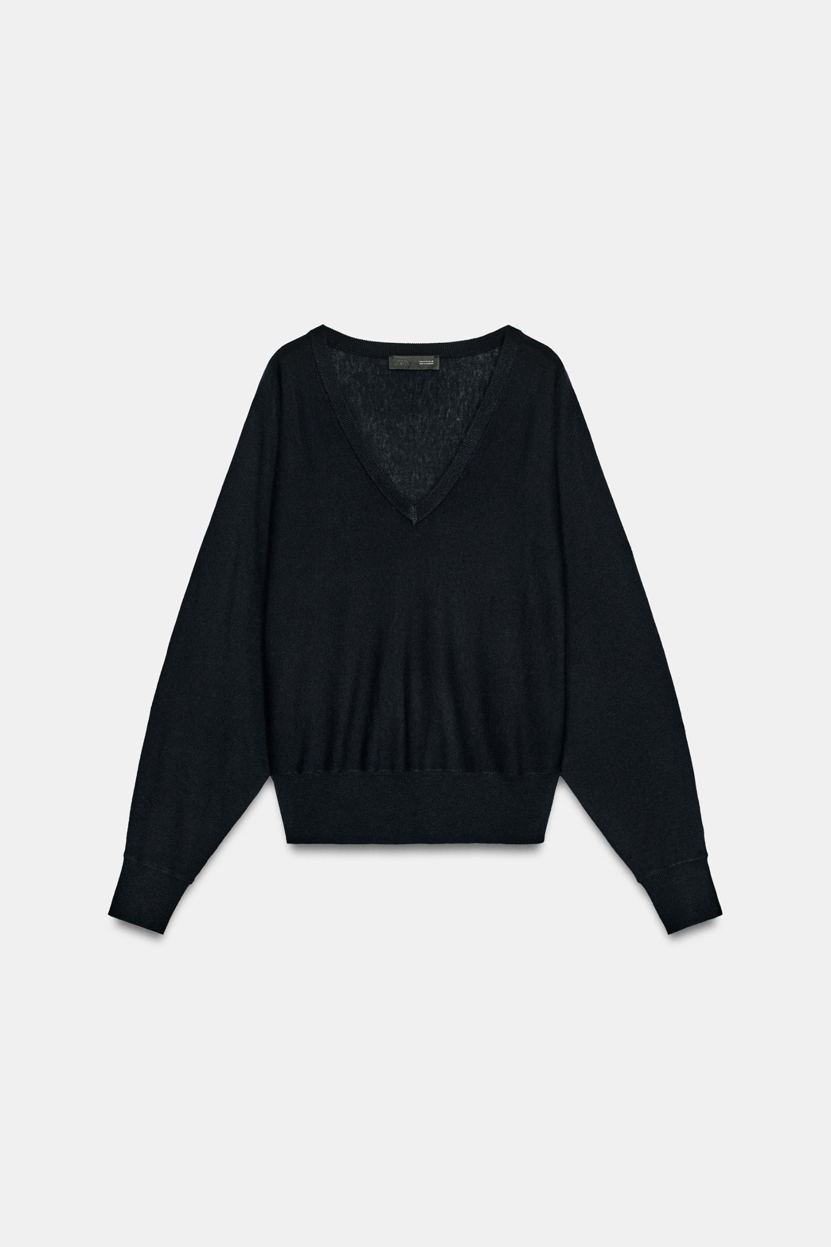 ZARA, Wool V-Neck Jumper