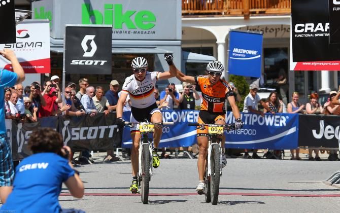 Jochen Kaess and Markus Kaufmann (Centurion Vaude) win stage 3