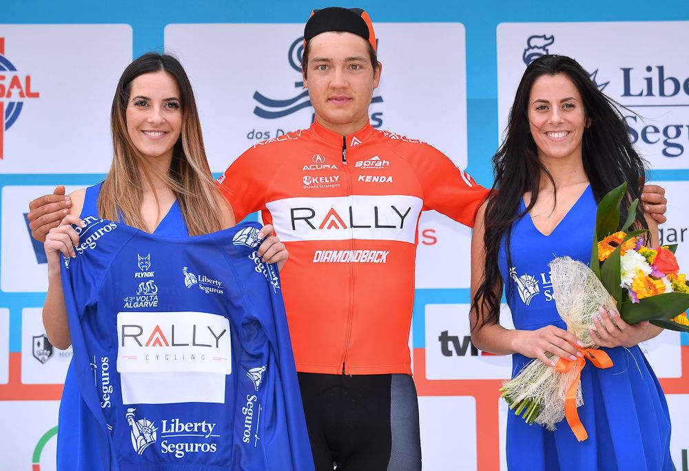 Mountains leader Adam de Vos (Rally Cycling) after stage 1 at Volta ao Algarve