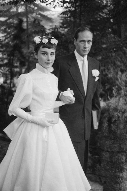 1954: Audrey Hepburn and Mel Ferrer 