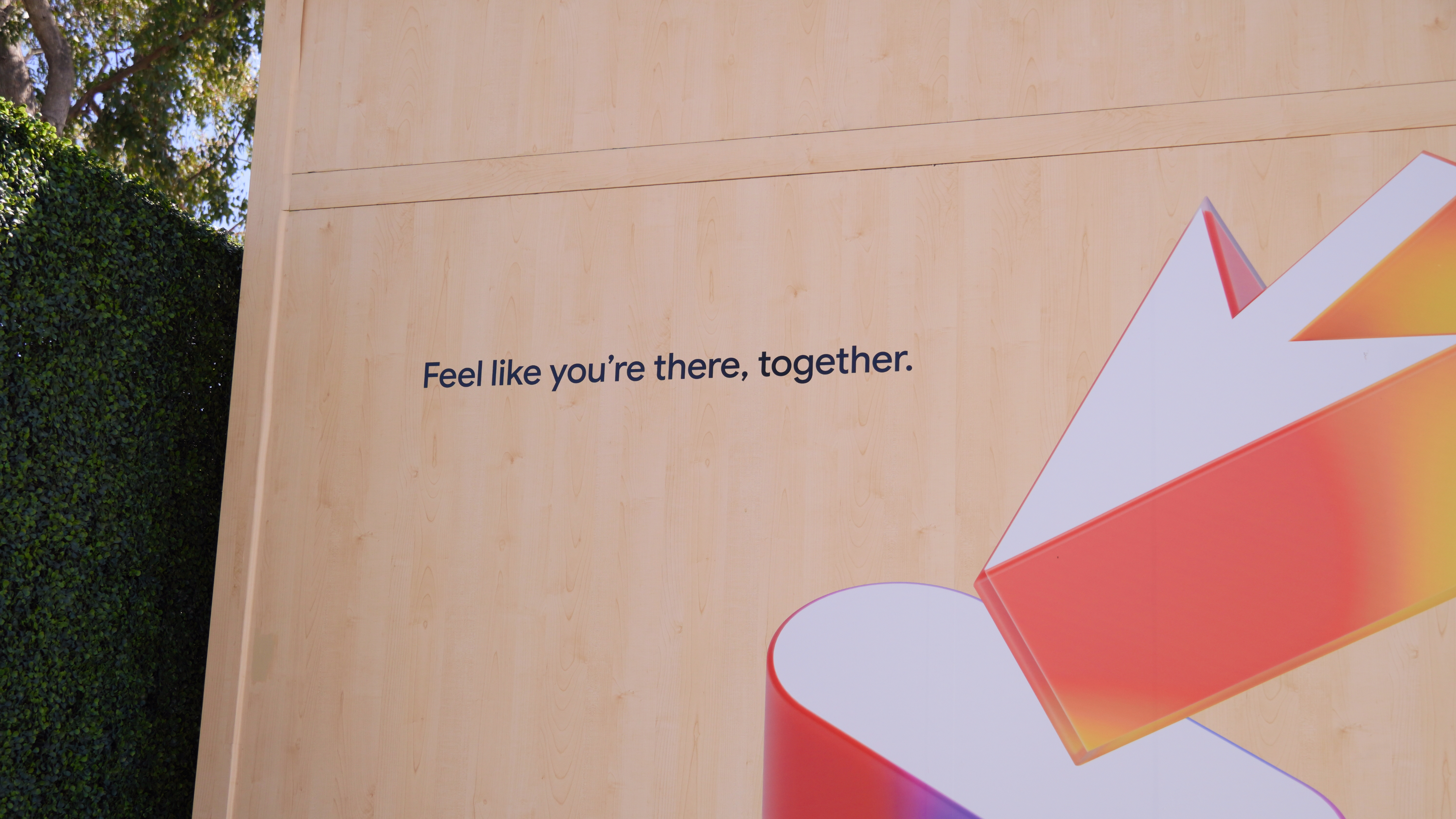 The Google Beam demo box at Google I/O 2025.