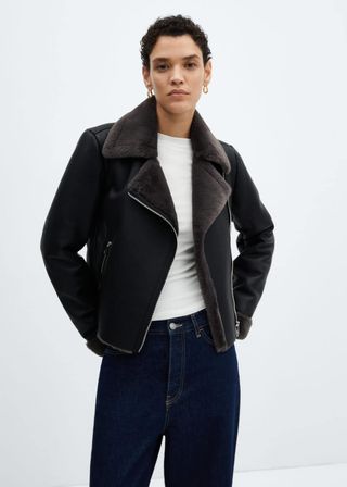 Faux Shearling-Lined Jacket - Women