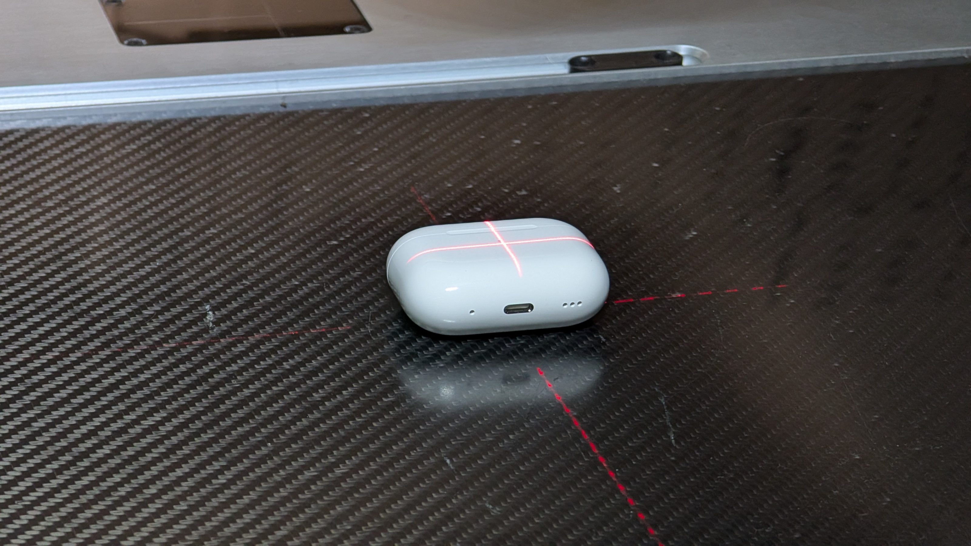 AirPods getting CT scanned