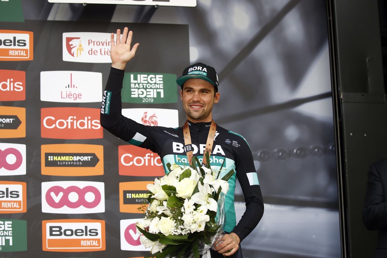 Schachmann on the podium