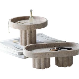 Travertine Decorative Stands