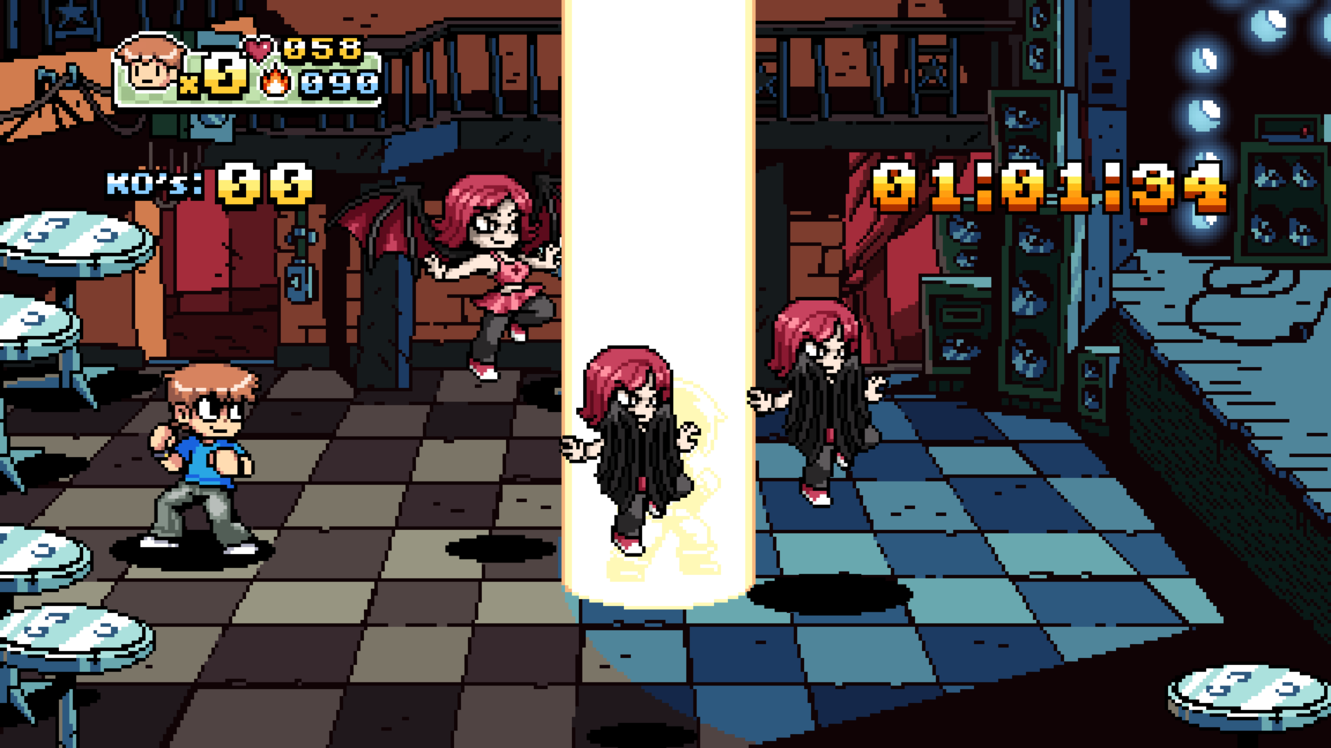 Scott Pilgrim vs The World screenshot.