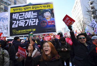 South Koreans celebrate ouster of President Park Geun-hye