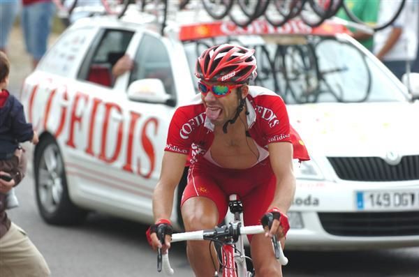 Amael Moinard (Cofidis) fights on towards Sierra Nevada