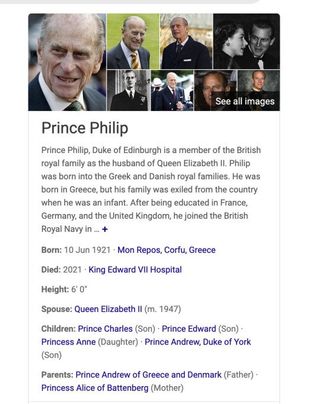 Prince Philip Dead Bing