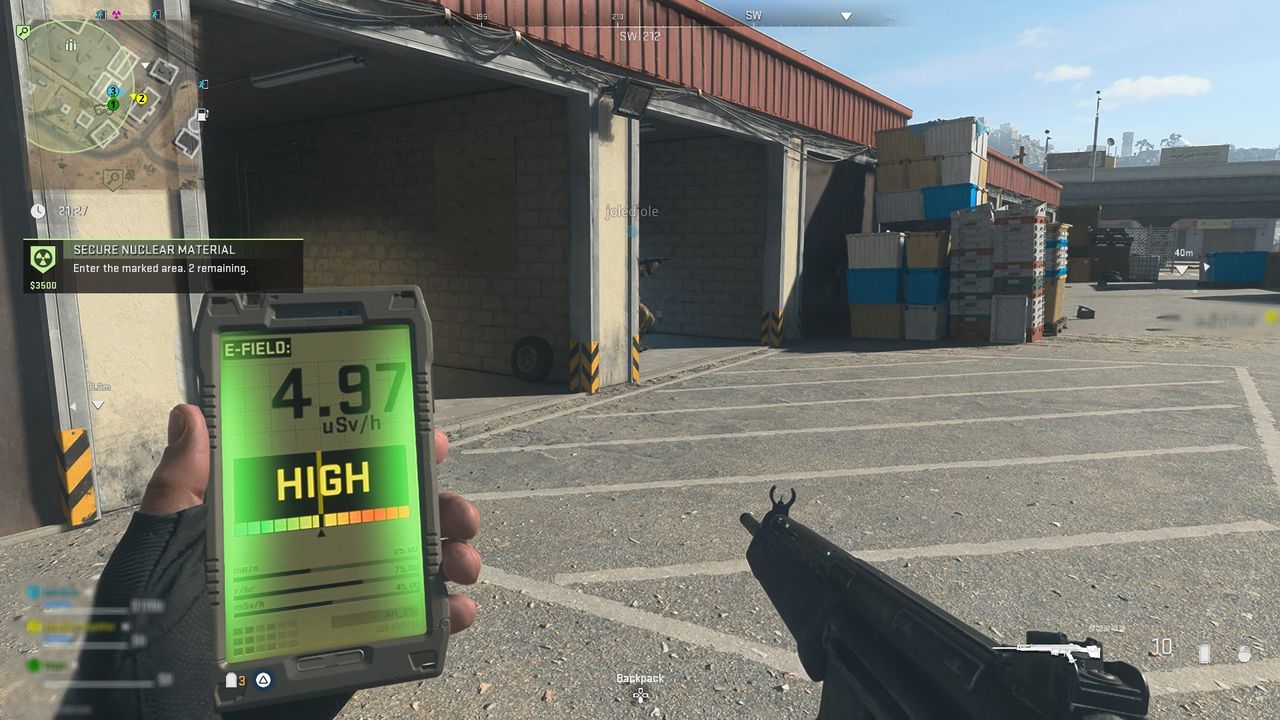 Warzone 2 DMZ - Nuclear material contract