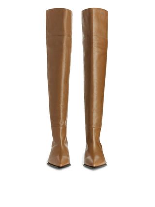 Over-The-Knee Boots - Cognac - Arket Gb