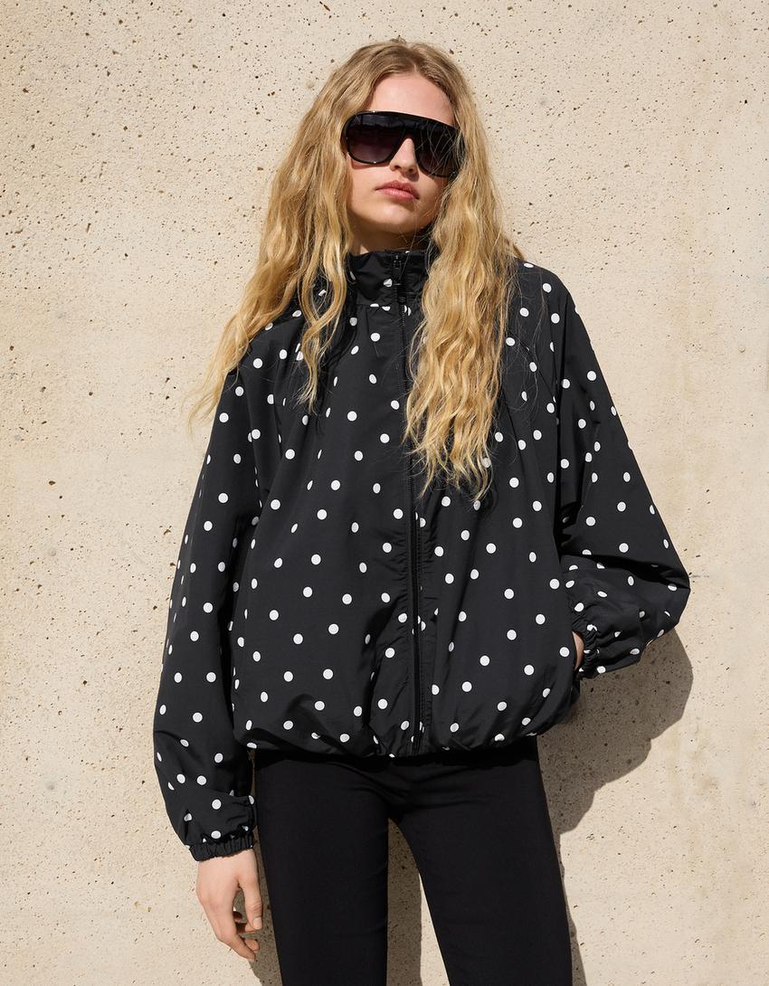 Oversize Polka Dot Jacket