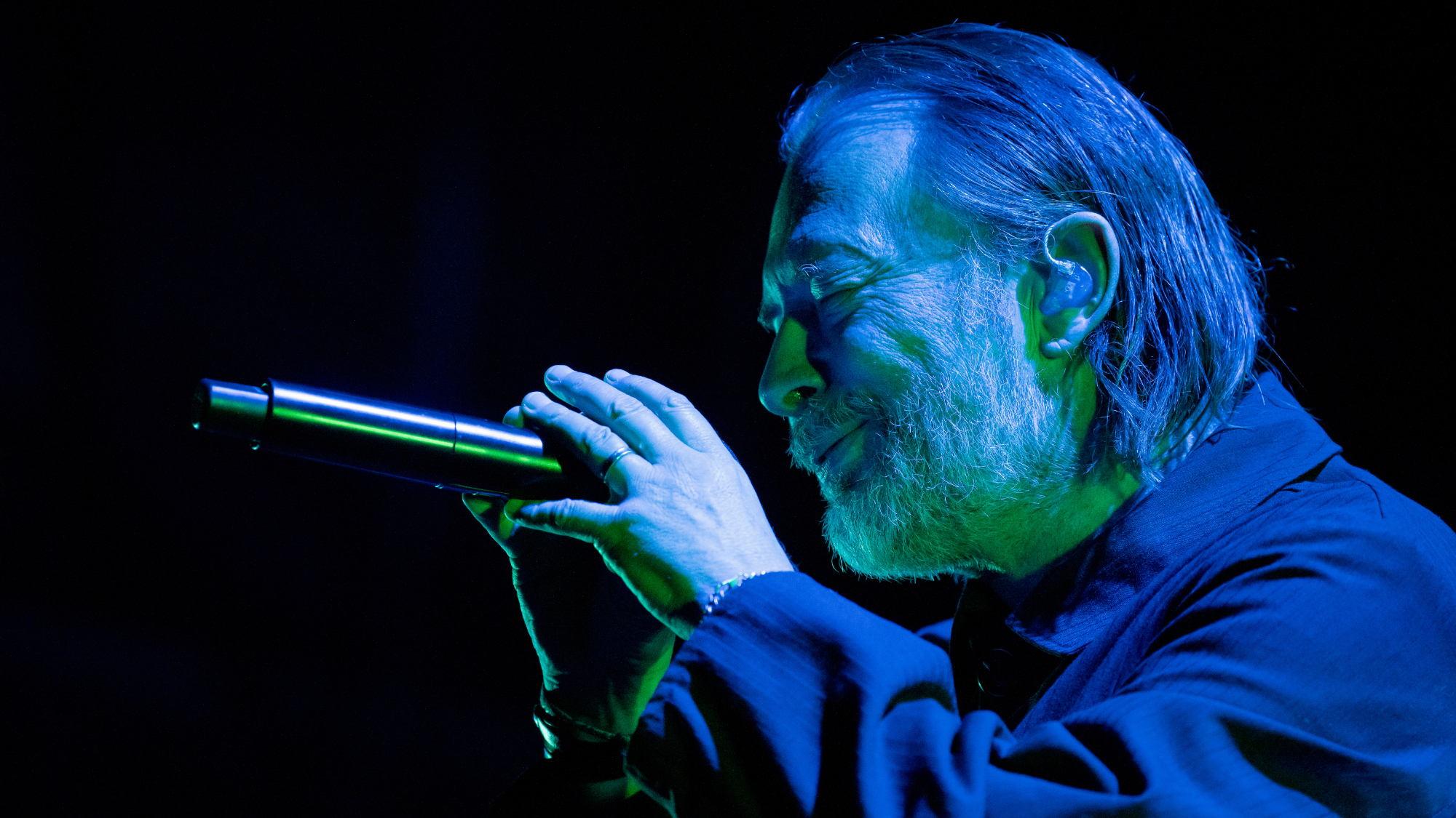 Thom Yorke performs at Sydney Opera House on November 01, 2024 in Sydney, Australia