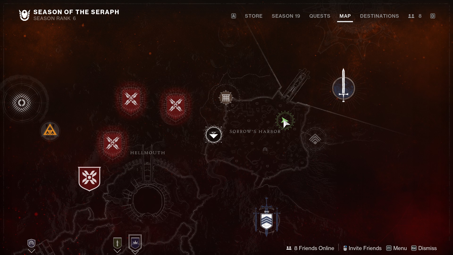 Destiny 2 Override Frequency location at Sorrow's Harbor
