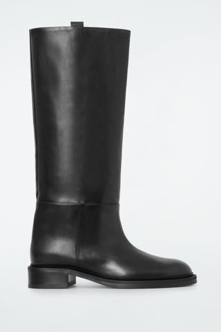 Cos Leather Riding Boots