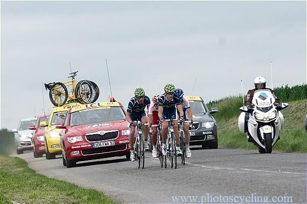 The break of the day in action during stage 1.