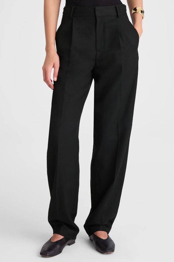 Madewell, High-Rise Barrel-Leg Pants