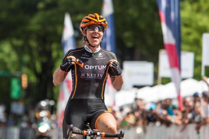 Jade Wilcoxson (Optum p/b Kelly Benefit Strategies) wins the women's professional road title