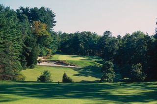 A green at Pine Valley Golf Club pictured