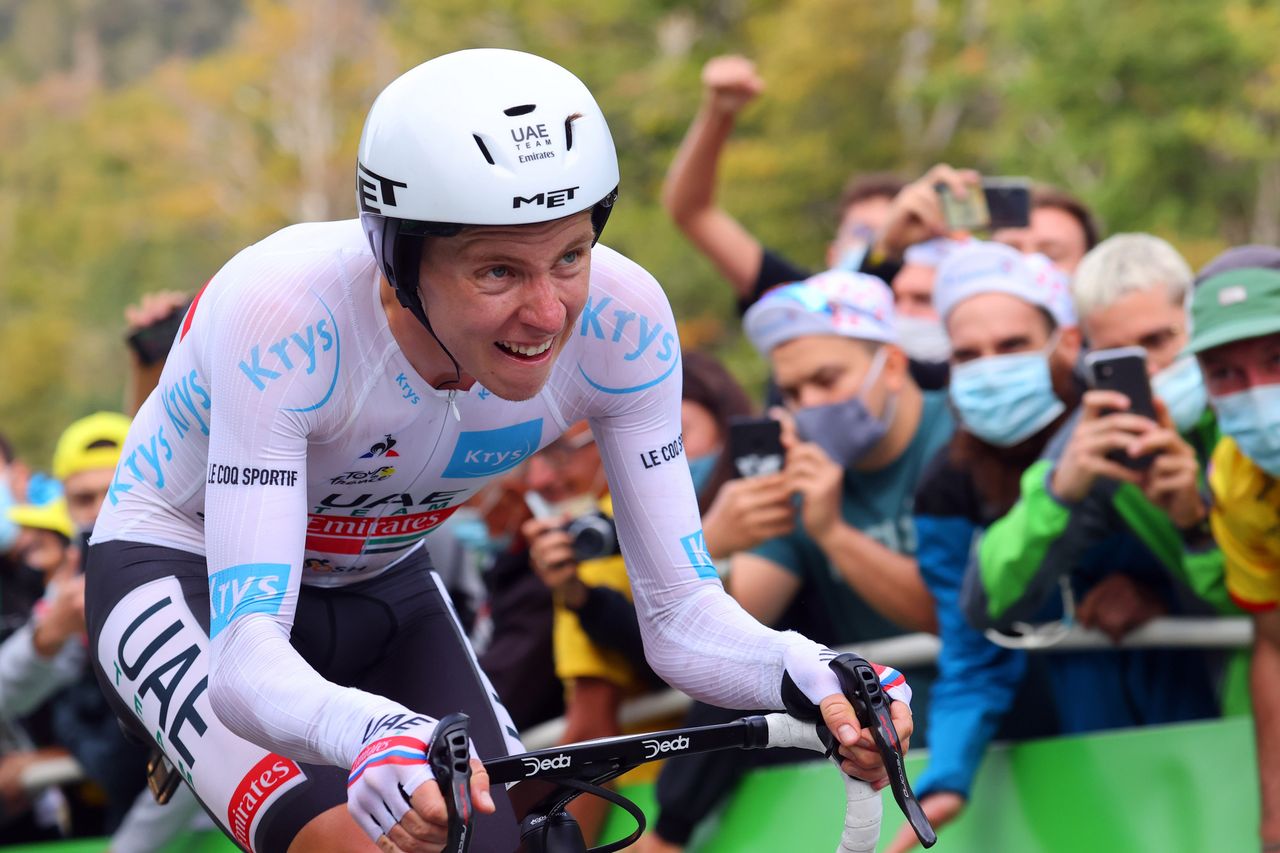 Tour de France 2020 - 107th Edition - 20th stage Lure - La Planche des Belles Filles 36.2 km - 19/09/2020 - Tadej Pogacar (SLO - UAE - Team Emirates) - photo Kei Tsujii//BettiniPhoto&Acirc;&copy;2020