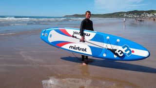 Mistral Adventure stand up paddle board in use