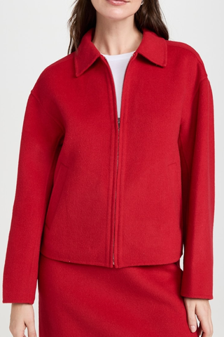 Madewell Double Face Wool Rounded Sleeve Jacket