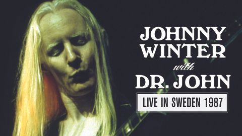 Johnny Winter With Dr John: Live In Sweden 1987 album artwork