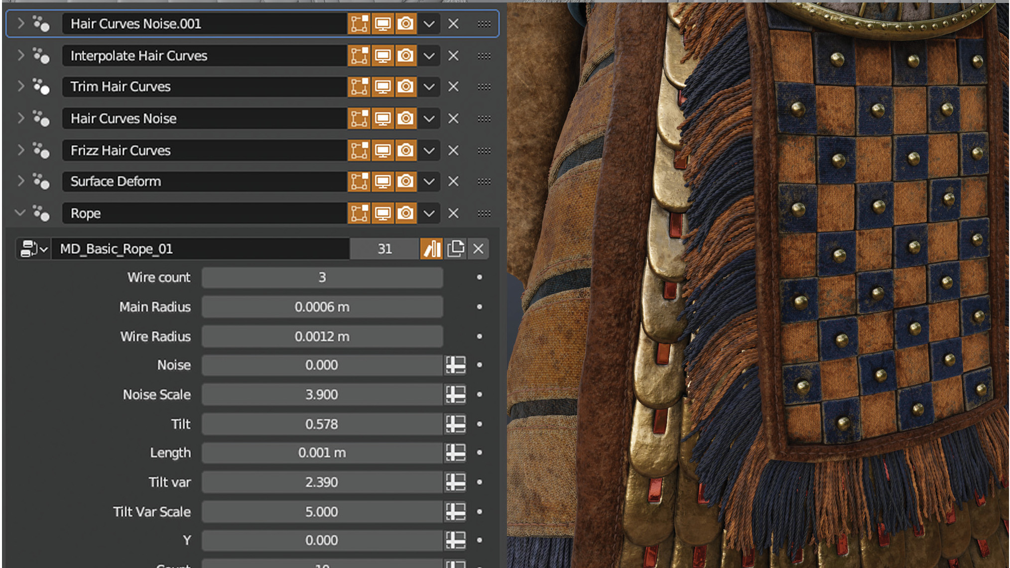 Using Blender to create levelled-up version of a character from Total War: Pharaoh