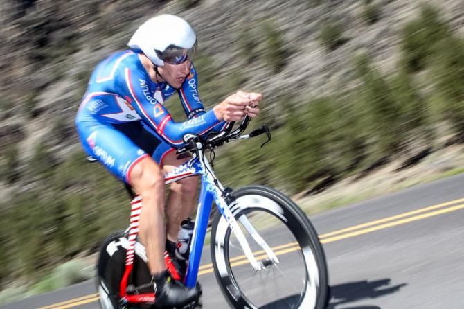Tom Zirbel (Optum) put in a good ride today for third place.
