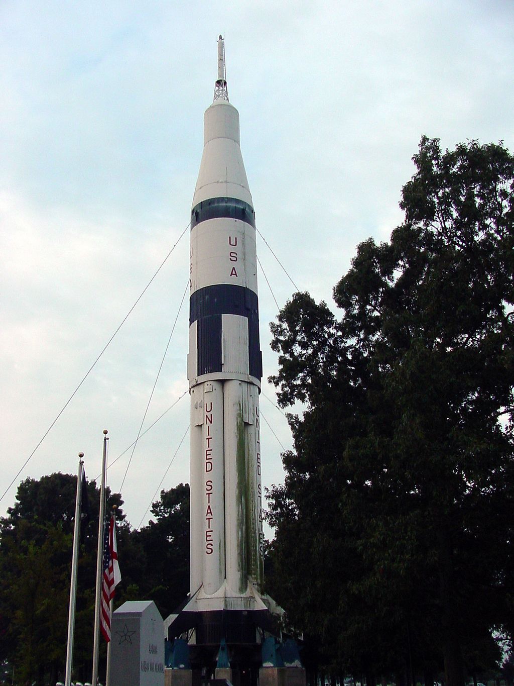 Saturn IB rocket unsafe to keep standing at Alabama rest stop | Space