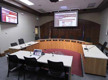 Renovation Adds Complexity to School Board Meeting Room