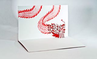 Pop-up card of Year Of The Dragon