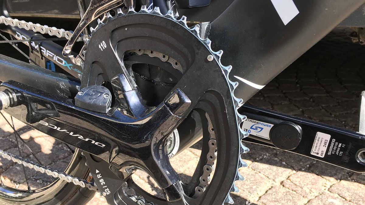 Chris Froome runs 175mm Shimano Dura-Ace R9100 cranks
