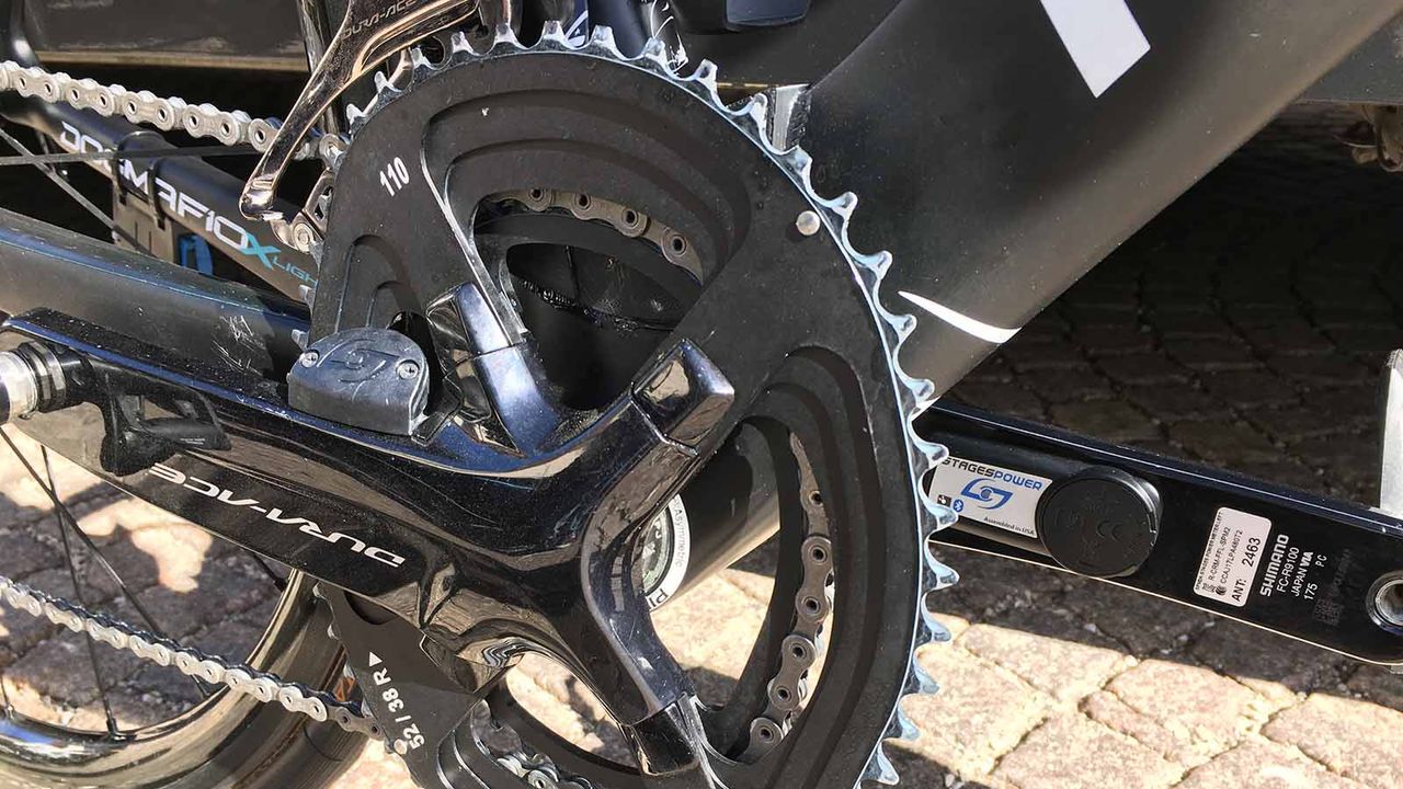 Chris Froome runs 175mm Shimano Dura-Ace R9100 cranks