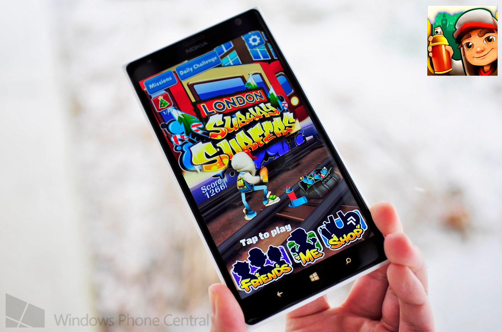 Subway Surfers now available on low-memory Windows Phone 8 devices