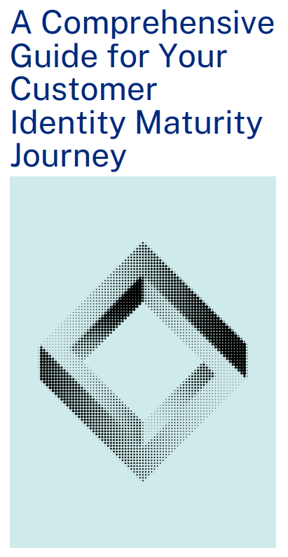 Whitepaper cover with title, and image of a digital square on one point made up of shaded dots