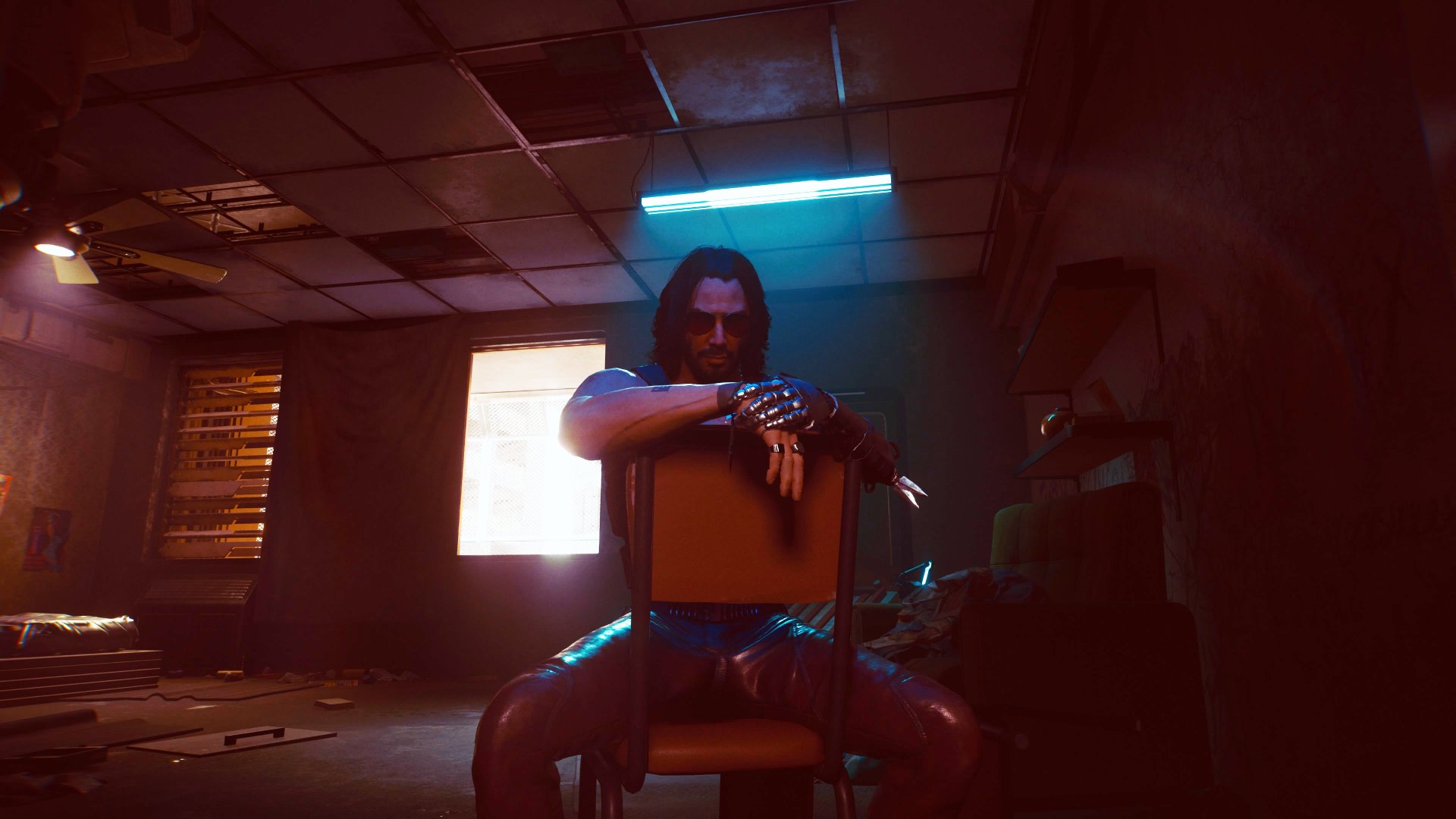 Cyberpunk 2077 screenshot of Johnny Silverhand
