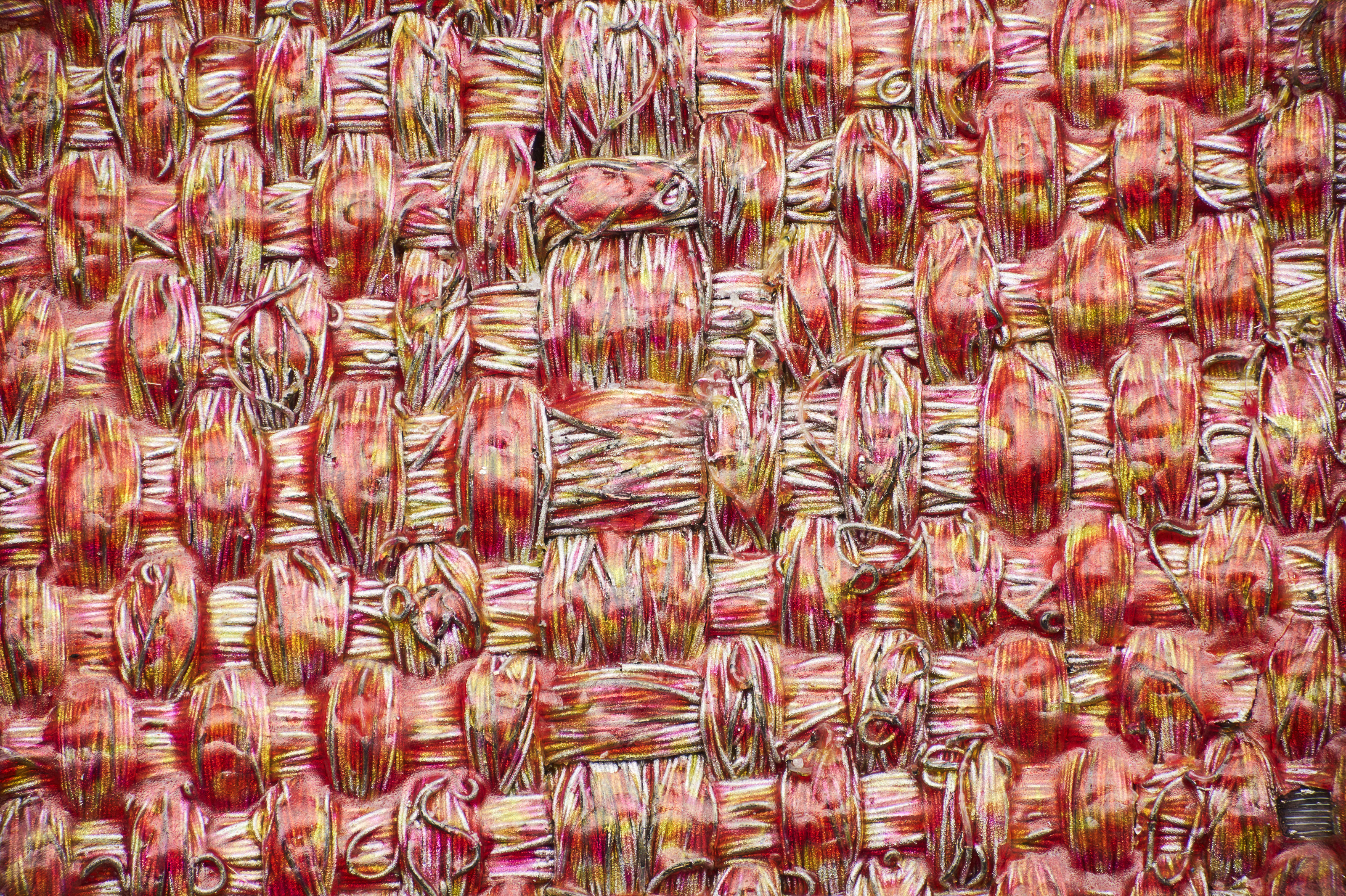 A close-up detail of the Anodised Jacket