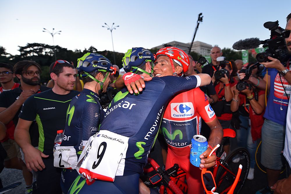 Movistar congratulations Quintana on his win