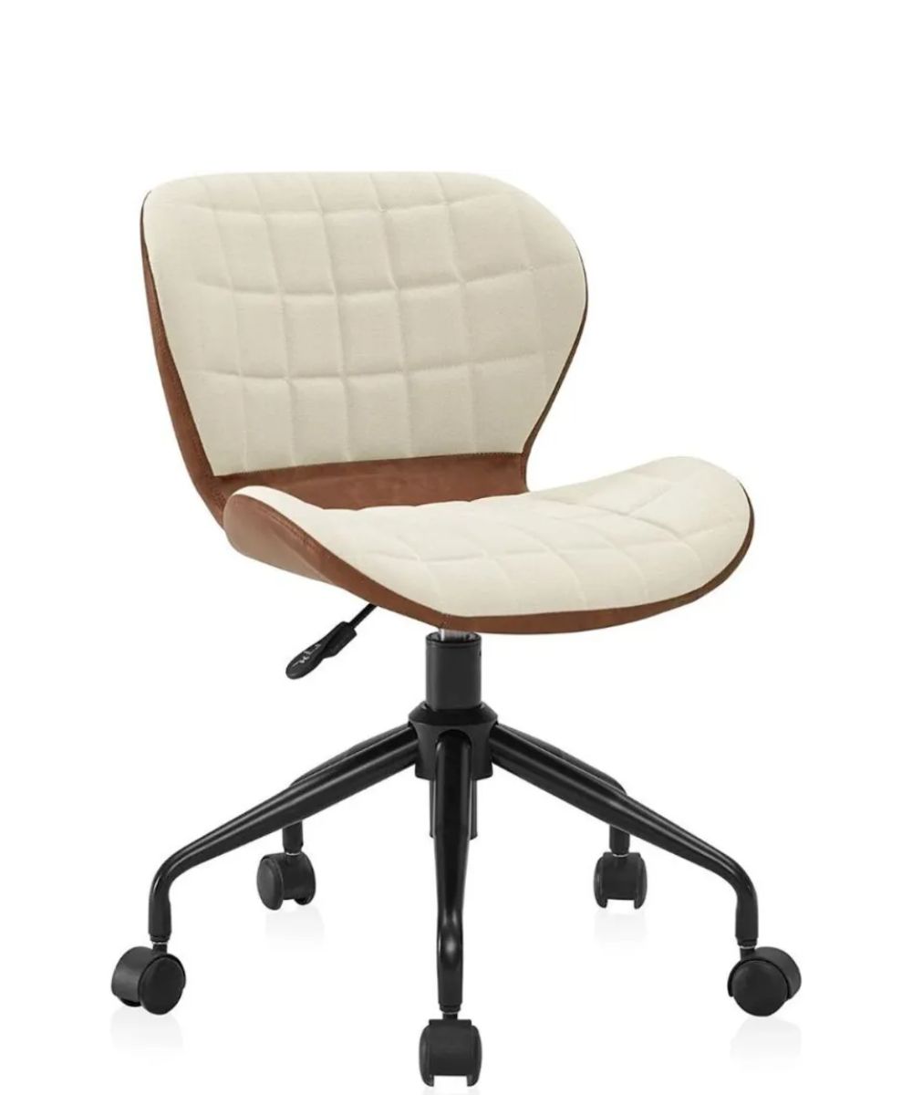 Belleze Modern upholstered linen office chair