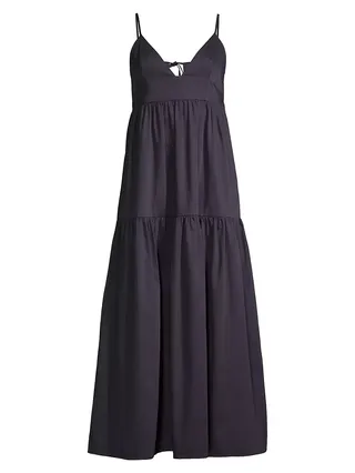 Cotton Tiered Maxi Dress