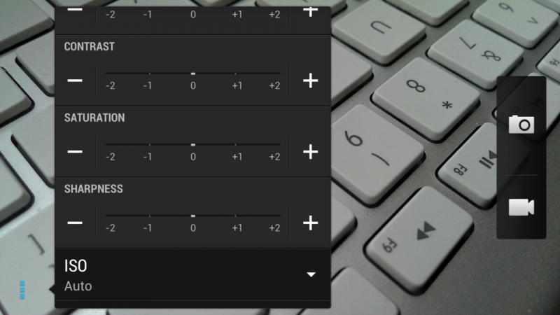 Camera settings