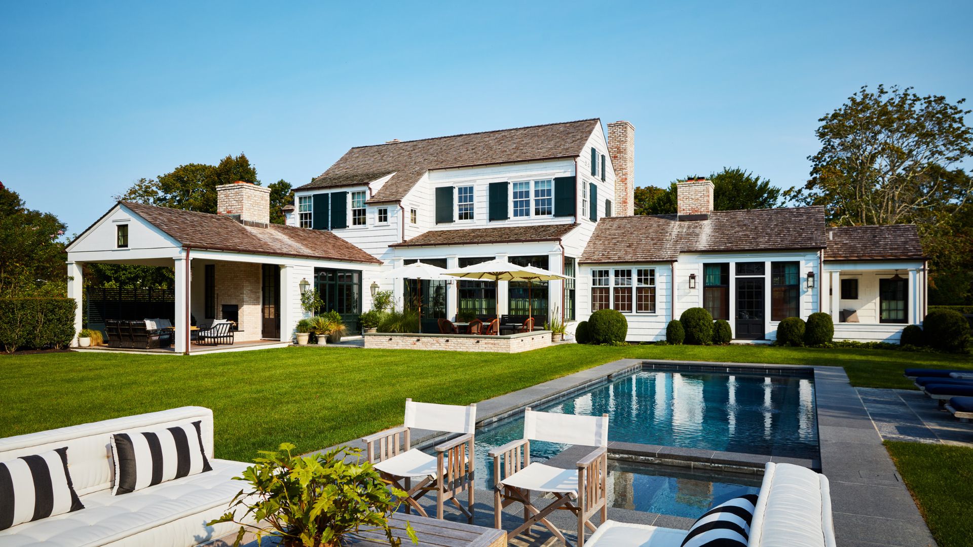 Bryan Graybill&#039;s house and garden with pool