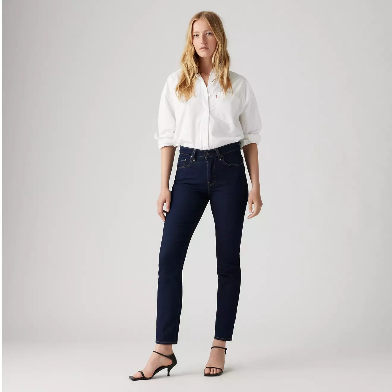 levi's, 724 High-Rise Straight-Leg Jeans
