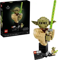 Lego Star Wars: Attack of the Clones Yoda Bust with Lightsaber
