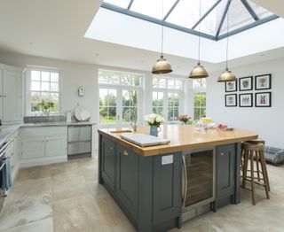 kitchen extension to a Georgian home