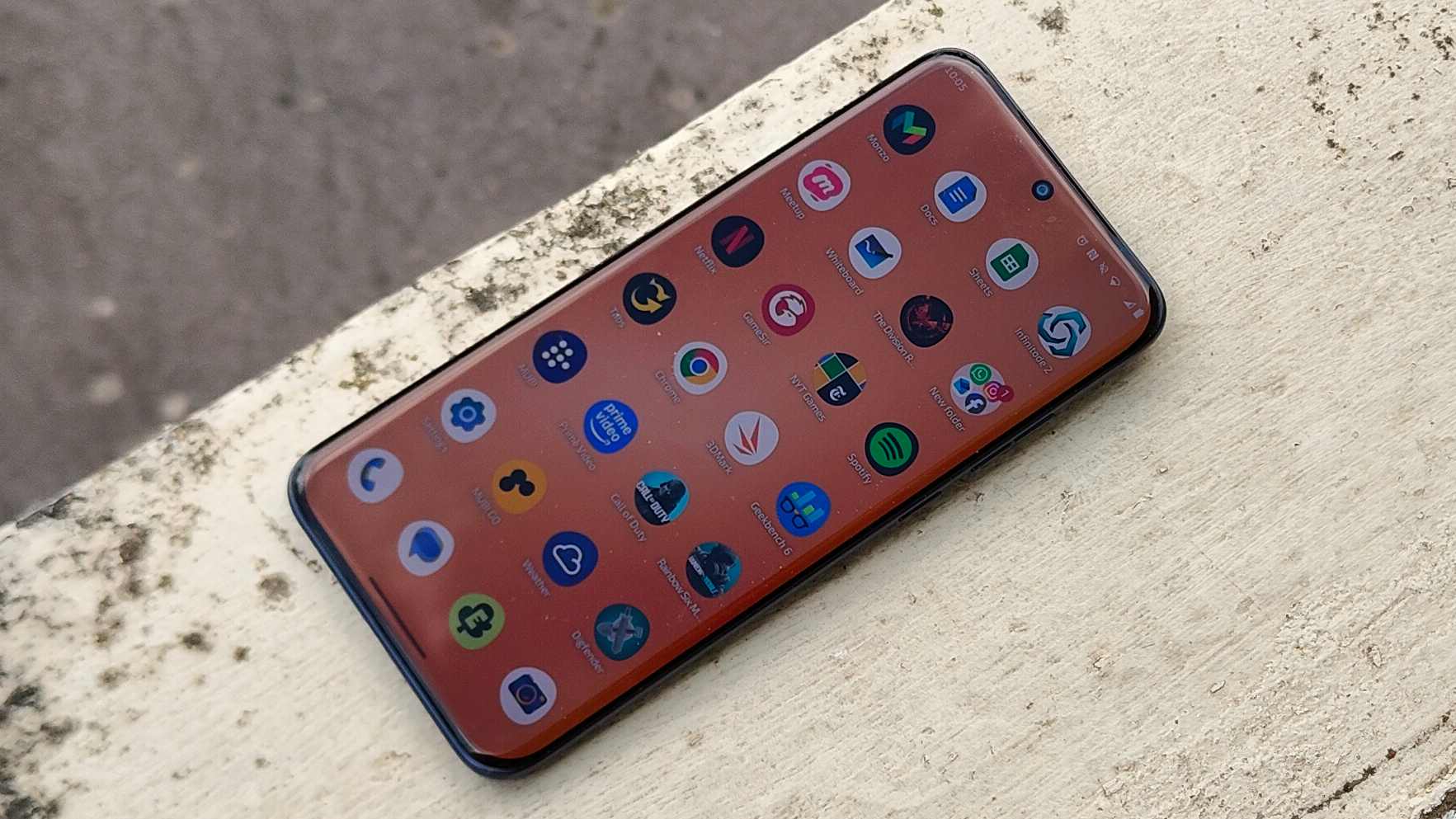 The Motorola Edge 70 Fusion's app drwaer.