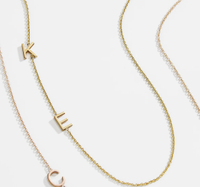 The Meghan Mini Initial Necklace - Choose 3 Initials – The Right